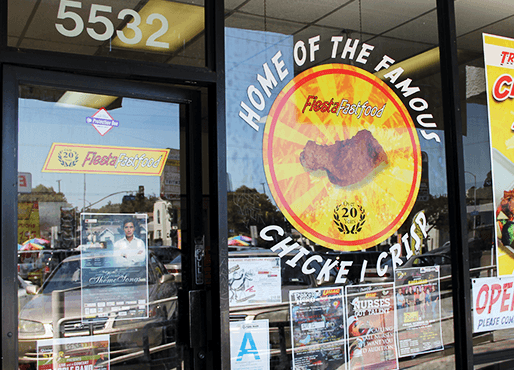 Fiesta Fast Food storefront
